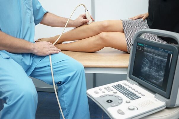 Tinklinių kojų venų varikozės nustatymo ultragarsu diagnostika